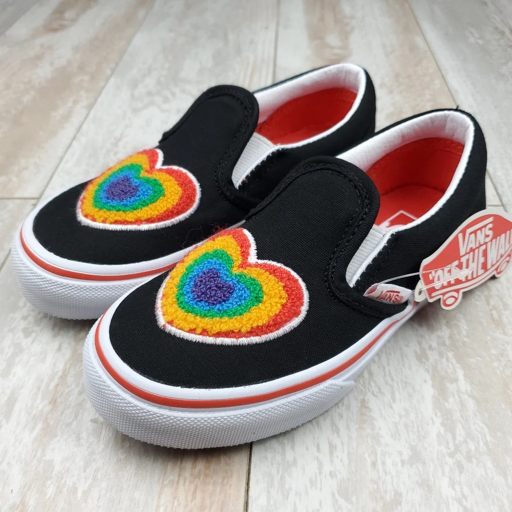 Vans Classic Slip On Chenille Rainbow - Picture 8 of 8